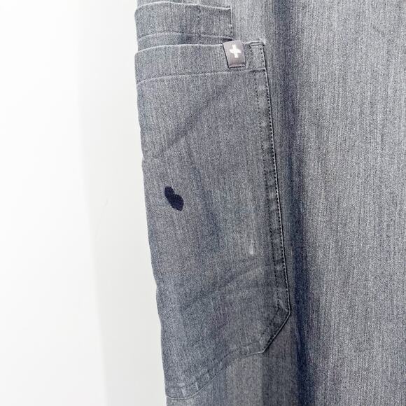 FIGS Womens Kade Cargo Pull On Nursing Medical Scrub Pants Size‎ S Graphite Gray - Picture 5 of 11
